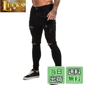 �y���������z[GINGTTO] �W���b�g �_���[�W�W�[���Y �����Y �����Ɂ[�ς�� �X�g���b�` �f�j���p���c �F�F�u���b�N�A�T�C�Y�FW36 / L30
