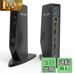 �y���������zWAVLINK USB 3.0A/type-C-�f���A�� HDMI �A�_�v�^�[ 4K�o�� �~�j�h�b�L���O�X�e�[�V���� �F�F���A�T�C�Y�F�c�u��USB-c ���j�o�[�T���h�b�L���O�X�e�[�V���� PD 65W