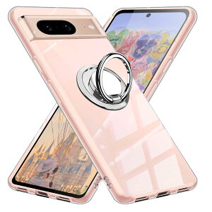 �y���������zGoogle Pixel 7A �P�[�X �N���A �����O�t�� TPU �s�N�Z�� 7A �J�o�[ ��p ���ϖh�~ �ϏՌ� ���^ �ԍڃz���_�[�Ή� ����~�� �����h�~ �F�F�N���A�A�T�C�Y�FGoogle Pixel 8