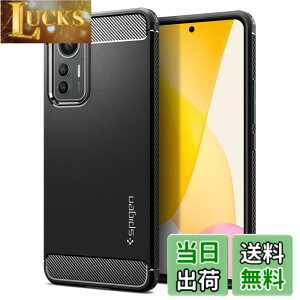 �y���������zSpigen Xiaomi 12 Lite 5G �P�[�X TPU �\�t�g�P�[�X �ČRMIL�K�i�擾 �ϏՌ� �Ռ��z�� ���h�~ �J�����ی� Qi�[�d ���C�����X�[�d ���M�b�h�E�A�[�}�[ ACS04556 (�}�b�g�E�u���b�N)
