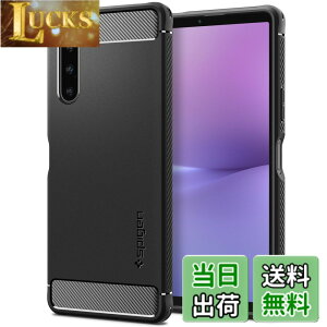 �y���������zSpigen Xperia 10V �P�[�X SOG11 / SO-52D TPU �\�t�g�P�[�X �ČRMIL�K�i�擾 �ϏՌ� �Ռ��z�� ���h�~ �J�����ی� Qi�[�d ���C�����X�[�d ���M�b�h�E�A�[�}�[ ACS06202 (�}�b�g�E�u���b�N)