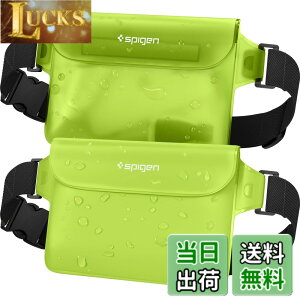 �y���������zSpigen ���S�h�� �E�G�X�g�|�[�` 2���Z�b�g ���� IPX8�F�� �C �v�[�� �� ���s �A�E�g�h�A �X�}�z���[�\ �O�d�`���b�N �x���N�� PVC ��e�� �h���o�b�O A620 AMP06023 (�T�{�e���E�O���[