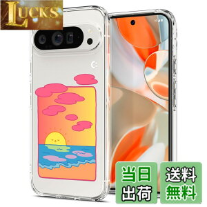 �y���������zSpigen �R���{���[�V���� Pixel 9 Pro XL �P�[�X �N���A �X�g���b�v�z�[�� �ČRMIL�K�i �E���g���E�n�C�u���b�h ACS08635 (�N���X�^���E�N���A/�T���Z�b�g�E�X�k�[�Y)