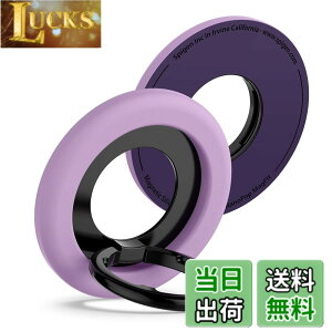 �y���������zSpigen �i�m�|�b�v�E�}�O�t�B�b�g MagSafe �Ή� �X�}�z�����O iPhone 16 �Ή� �y�X�}�z�X�^���h�^�L�b�N�X�^���h�@�\�z �}�O�l�b�g�� �����h�~ �V���R�� ���^�������O AMP09030�i�O���[