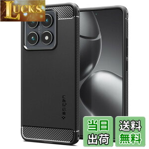 �y���������zSpigen Xiaomi 14T Pro �P�[�X �ϏՌ� �w��h�~ �X�g���b�v�z�[�� TPU �ČRMIL�K�i�擾 ���C�����X�[�d Qi�[�d ���M�b�h�E�A�[�}�[ ACS08858 (�}�b�g�E�u���b�N)