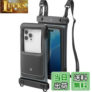 �y���������zSpigen�y���ɕ����E2���Z�b�g�z�X�}�z �h���P�[�X IPX8 �G�A�E�N�b�V���� ��F�� iPhone Pixel Xperia�ɑΉ� �t���[�e�B���O�h���P�[�X ACS09348 A611P (�}�b�g�u���b�N)