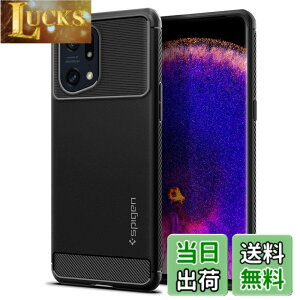 �y���������zSpigen OPPO Find X5 Pro �P�[�X TPU �\�t�g�P�[�X �ČRMIL�K�i�擾 �ϏՌ� �Ռ��z�� ���h�~ �J�����ی� Qi�[�d ���C�����X�[�d ���M�b�h�E�A�[�}�[ ACS04451 (�}�b�g�E�u���b�N)