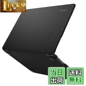 �y���������zSpigen Macbook Air 13�C���` �P�[�X M4, M3(2025/2024�N) / MacBook Air 13�C���` M2 (2023�N) �n�[�h�V�F���A�v���~�A���t�@�u���b�N�X���[�u �A�[�o���t�B�b�g ACS05272 (�u���b�N)
