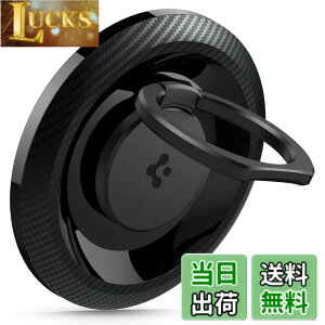 �y���������zSpigen O-Mag Ring (MagFit) ���C�d�b�z���_�[�O���b�v MagSafe�p (iPhone 16 Pro Max, 16 Pro, 16 Plus, 16, 15, 14, 13, 12) - (�J�[�{��)