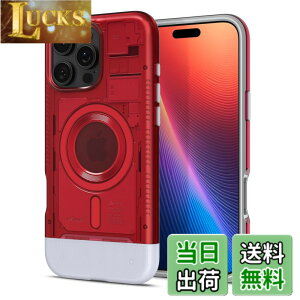 �y���������zSpigen iPhone 16 Pro Max �P�[�X MagSafe�Ή� �}�O�l�b�g���� �ČRMIL�K�i �N���V�b�N�EC1�E�}�O�t�B�b�g ACS08020 (���r�[)