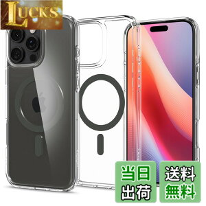 �y���������zSpigen iPhone 16 Pro �P�[�X MagSafe�Ή� �N���A ���� �X�g���b�v�z�[�� �ČRMIL�K�i �E���g���E�n�C�u���b�h�E�}�O�t�B�b�g ACS08130 (�O���t�@�C�g)