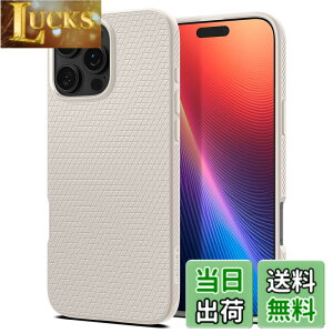 �y���������zSpigen iPhone 16 Pro Max �P�[�X �ČRMIL�K�i �X�g���b�v�z�[�� �}�b�g TPU �o���p�[ �ϏՌ� ���L�b�h�E�G�A ACS07991 (�i�`�������E�`�^�j�E��)