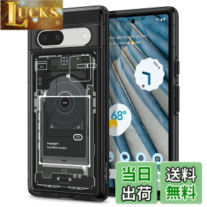 �y���������zSpigen Google Pixel 7a �P�[�X �N���A ���C�����X�[�d�Ή� �o���p�[2�d�\�� �X�g���b�v�z�[���t�� �ČRMIL�K�i�擾 �ϏՌ� ���菝�h�~ ���΂ݖ��� �E���g���E�n�C�u���b�h ACS06093 (�[