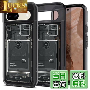 �y���������zSpigen Google Pixel 8a �P�[�X �N���A ���C�����X�[�d�Ή� �o���p�[2�d�\�� �X�g���b�v�z�[���t�� �ČRMIL�K�i�擾 �ϏՌ� ���菝�h�~ ���΂ݖ��� �E���g���E�n�C�u���b�h ACS07261 (�[