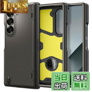 �y���������zSpigen Galaxy Z Fold 6 �P�[�X �S�ʕی� �t���J�o�[ 3�d�\�� �ČRMIL�K�i�擾 �ϏՌ� ���C�����X�[�d�Ή� 5 �X�����E�A�[�}�[�E�v�� ACS07821 (�K���E���^��)