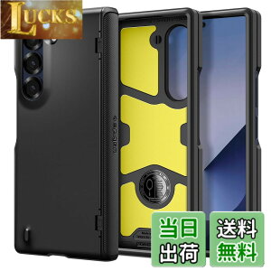 �y���������zSpigen Galaxy Z Fold 6 �P�[�X �S�ʕی� �t���J�o�[ 3�d�\�� �ČRMIL�K�i�擾 �ϏՌ� ���C�����X�[�d�Ή� 5 �X�����E�A�[�}�[�E�v�� ACS07826 (�u���b�N)