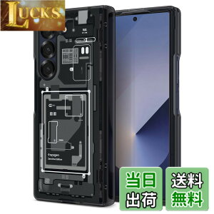 �y���������zSpigen Galaxy Z Fold 6 �P�[�X �N���A ���C�����X�[�d�Ή� �o���p�[2�d�\�� �ČRMIL�K�i�擾 �ϏՌ� ���菝�h�~ ���΂ݖ��� �E���g���E�n�C�u���b�h �v�� ACS08282 (�[���E����)
