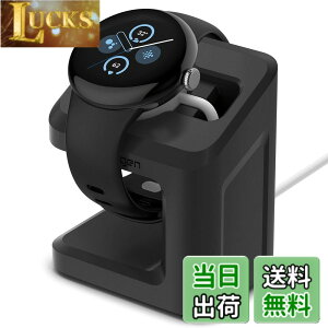 �y���������zSpigen Google Pixel Watch 3 45mm / 41mm (2024�N���f��) Pixel Watch 2 (2023�N���f��) �Ή� �[�d�X�^���h �s�N�Z���E�H�b�` ���X�^���h TPU S355 AMP07393 (�u���b�N)