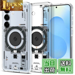�y���������zSpigen Galaxy S25 �P�[�X MagSafe�Ή� �N���A �X�g���b�v�z�[�� �ČRMIL�K�i �E���g���E�n�C�u���b�h�E�}�O�t�B�b�g ACS09470 (�l�I�E����)