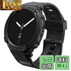 �y���������zSpigen Galaxy Watch 8 44mm ��̌^�P�[�X �X�|�[�c �o���h ��d�Œ� ���� �Ռ��z�� ���h�~ �ϏՌ� �ی�J�o�[ �X�g���b�v �M�����N�V�[�E�H�b�`�p ���M�b�h�E�A�[�}�[�E�v�� ACS10007 (�}