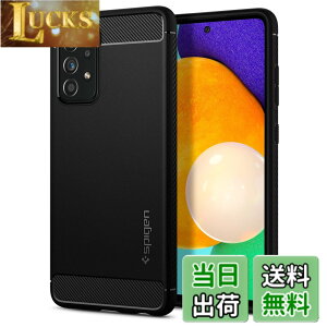 �y���������zSpigen Galaxy A52 5G �P�[�X SC-53B TPU �\�t�g�P�[�X �ČRMIL�K�i �ϏՌ� �h�o �Ռ��z�� ���h�~ �J�����ی� Qi�[�d ���C�����X�[�d ���M�b�h�E�A�[�}�[ ACS02315 (�}�b�g�E�u���b�N)