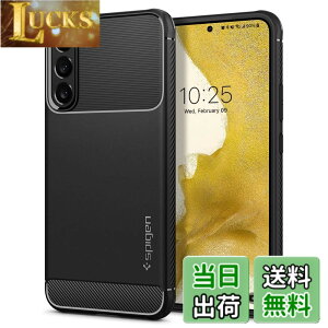 �y���������zSpigen Galaxy S22 �P�[�X [ SC-51C | SCG13 ] ����2.2mm ����~�� �����₷�� �ϏՌ� �ČRMIL�K�i�擾 ���^ �y�� ���C�����X�[�d�Ή� ���M�b�h�E�A�[�}�[ ACS03986 (�}�b�g�E�u���b�N)