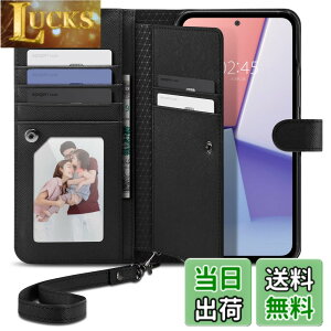 �y���������zSpigen Galaxy A54 �P�[�X �蒠�^ [ SC-53D | SCG21 ] �X�g���b�v�t�� PU���U�[ �J�[�h 7�� ���[ �y�� ���^ ���C�����X�[�d�Ή� �J�[�h���[ �X�^���h�@�\ �E�H���b�gS Plus ACS05893 (�}�b�g�E�u