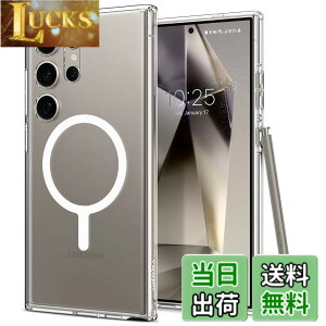 �y���������zSpigen Galaxy S24 Ultra �P�[�X magsafe �N���A ���ςȂ� SC-52E | SCG26 2�d�\�� �ČRMIL�K�i�擾 �ϏՌ� ���菝�h�~ ���C�����X�[�d�Ή� �E���g���E�n�C�u���b�h���^�������O�}�O�t�B�b�g A