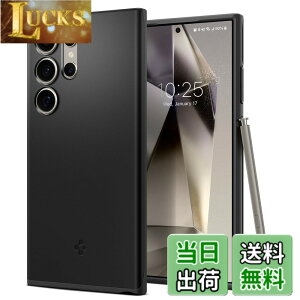 �y���������zSpigen Galaxy S24 Ultra �P�[�X ���^ SC-52E | SCG26 �ɔ� �����Y�ی� �C�菝�h�~ ���^�J�o�[ �y�� �w��h�~ �V���v�� �}�b�g�d�グ ���C�����X�[�d�Ή� �V���E�t�B�b�g ACS07281 (�u���b�N)