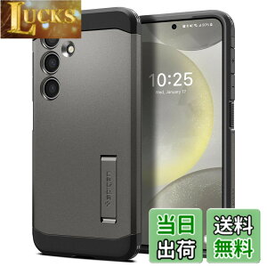 �y���������zSpigen Galaxy S24 �P�[�X �ϏՌ� �X�^���h�t�� �ČRMIL�K�i�擾 SC-51E | SCG25 �O�w�\�� �X�}�z�X�^���h �J�����ی� ���h�~ �Ռ� �z�� Qi�[�d ���C�����X�[�d �^�t�E�A�[�}�[ ACS07356 (�K��