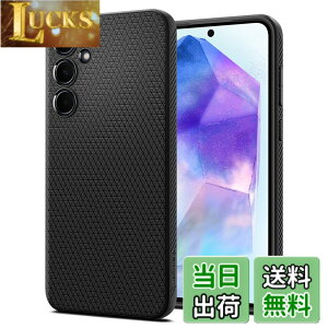 �y���������zSpigen Galaxy A55 5G �P�[�X TPU �\�t�g�P�[�X �ϏՌ� �ČRMIL�K�i�擾 �J�����ی� ���h�~ �Ռ��z�� Qi�[�d ���C�����X�[�d ���L�b�h�E�G�A�[ ACS07526 (�}�b�g�E�u���b�N)