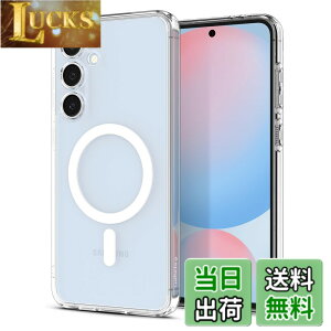 �y���������zSpigen Galaxy S24 FE �P�[�X Magsafe�Ή� Qi2�[�d �N���A ���ςȂ� 2�d�\�� �ČRMIL�K�i�擾 �ϏՌ� ���菝�h�~ �E���g���E�n�C�u���b�h���^�������O�}�O�t�B�b�g ACS08622 (�z���C�g)