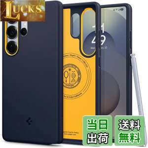 �y���������zSpigen Galaxy S25 Ultra �P�[�X Magfit�Ή� �ϋv�� �\�t�g �ق��肪�t���ɂ����f�� �c�[�g���J���[ �i�m�|�b�v�E�}�O�t�B�b�g ACS09056 (�u���[�x���[�E�l�C�r�[)