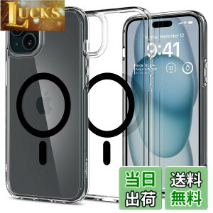 �y���������zSpigen �y�n��18�N�̋Z�p�́z iPhone 15 �P�[�X MagSafe �N���A �ϏՌ� �ČRMIL�K�i�擾 �X�g���b�v�z�[�� ���ϗ}�� ���� �X�g���b�v�z�[�� 2�d�\�� �����Y�ی� �C�菝�h�~ MagSafe ���C��