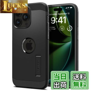 �y���������zSpigen �y�n��18�N�̋Z�p�́z iPhone 15 Pro �P�[�X MagSafe �ϏՌ� �X�^���h�t�� �ČRMIL�K�i�擾 �}�O�l�b�g���� 3�w�\�� �J�����ی� ���h�~ �Ռ��z�� ���C�����X�[�d�Ή� �^�t�E�A�[�}