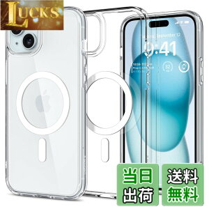 �y���������zSpigen �y�n��18�N�̋Z�p�́z iPhone 15 �P�[�X MagSafe �N���A �ϏՌ� �ČRMIL�K�i�擾 �X�g���b�v�z�[�� ���ϗ}�� ���� �X�g���b�v�z�[�� �}�O�l�b�g���� 2�d�\�� �����Y�ی� �C�菝�h