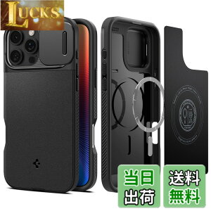 �y���������zSpigen �y�n��18�N�̋Z�p�́ziPhone 16 Pro Max �P�[�X MagSafe�Ή� �J�����J�o�[ �����Y�ی� �}�O�l�b�g���� �}�b�g �ϏՌ� �ČRMIL�K�i �I�v�e�B�b�N�E�A�[�}�[�E�}�O�t�B�b�g ACS08015 (