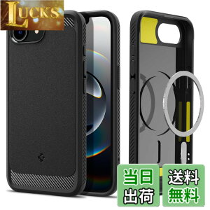 �y���������zSpigen �y�n��18�N�̋Z�p�́z iPhone 16e �P�[�X MagSafe�A�N�Z�T���[�Ή� �}�O�l�b�g���� �X�g���b�v�z�[�� �}�b�g �ϏՌ� �ČRMIL�K�i ���M�b�h�E�A�[�}�[�E�}�O�t�B�b�g ACS09152 (�}�b