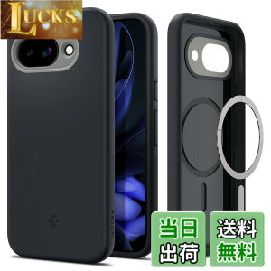 �y���������zSpigen �y�n��18�N�̋Z�p�́z Pixel 9a �P�[�X Magfit�Ή� �ϋv�� �\�t�g �ق��肪�t���ɂ����f�� �c�[�g���J���[ �i�m�|�b�v�E�}�O�t�B�b�g ACS09065(�u���b�N�E�Z�T�~)