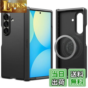 �y���������zSpigen �y�n��18�N�̋Z�p�́zGalaxy Z Fold7 �P�[�X �q���W�ی� �ϏՌ� MagFit�Ή� �w��h�~ �����Y�ی� �^�t�A�[�}�[�E�v���E�}�O�t�B�b�g ACS09549 (�u���b�N)