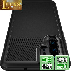 �y���������z�ySpigen�z HUAWEI P30 Pro �P�[�X [ HW-02L ] �Ή� TPU �ČRMIL�K�i�擾 �ϏՌ� �Ռ��z�� ���M�b�h�E�A�[�}�[ L37CS25725 (�}�b�g�E�u���b�N)