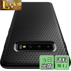 �y���������z�ySpigen�z Galaxy S10 �P�[�X [ SC-03L SCV41 ] �Ή� TPU �y�� �ČRMIL�K�i�擾 �ϏՌ� �V���v�� �}�b�g���H ���C�����X�[�d�Ή� ���L�b�h�E�G�A�[ 605CS25799 (�}�b�g�E�u���b�N)