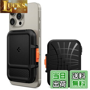 �y���������z[Spigen] MagSafe�Ή� �J�[�h�P�[�X 3������ �}�O�l�b�g���� ���C�V�[���h iPhone 15, iPhone 14, iPhone 13, iPhone 12 �Ή� �}�O�l�b�g �X�}�z �J�[�h�P�[�X ��ʌn IC�J�[�h �}�O�t�B�b�g+ AFA0686