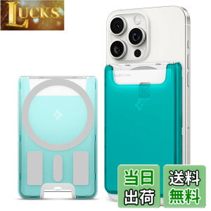 �y���������z[Spigen] MagSafe�Ή��J�[�h�P�[�X 3���J�[�h���[ iMac�f�U�C�� �}�O�l�b�g���� iPhone 16/15/14/13/12�V���[�Y�Ή� �}�O�l�b�g �X�}�z �J�[�h�P�[�X ��ʌn IC�J�[�h �N���V�b�N�EC1 AFA07397 (