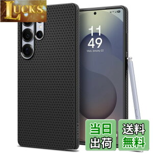 �y���������zSpigen �y�n��18�N�̋Z�p�́z Galaxy S25 Ultra �P�[�X �ϏՌ� ���^ �d��35g �X�g���b�v�z�[���t�� �ČRMIL�K�i�擾 �J�����ی� ���h�~ �Ռ��z�� ���L�b�h�E�G�A�[ ACS08953 (�}�b�g�E�u��
