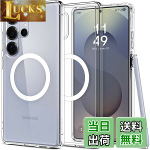 �y���������zSpigen �y�n��18�N�̋Z�p�́z Galaxy S25 Ultra �P�[�X �N���A MagSafe�Ή� �ϏՌ� �X�g���b�v�z�[�� ���ϖh�~ �o���p�[ �ČRMIL�K�i �E���g���E�n�C�u���b�h�E�}�O�t�B�b�g ACS08956 (�N��
