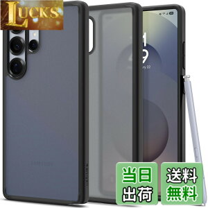 �y���������zSpigen �y�n��18�N�̋Z�p�́z Galaxy S25 Ultra �P�[�X �ϏՌ� �X�g���b�v�z�[�� ���ϖh�~ �o���p�[ ���C�����X�[�d �ČRMIL�K�i �E���g���E�n�C�u���b�h ACS08962 (�t���X�g�E�u���b�N)
