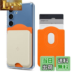 �y���������z�yGalaxy S25�V���[�Y��p�z Spigen �}�O�l�b�g���� ���킢�� �J�[�h�P�[�X �c�[�g���J���[ �J�[�h�z���_�[ 3�����[ �E�H���b�g�|�i�m�|�b�v�E�}�O�t�B�b�g AFA09233�i�I�����W�E�x�[