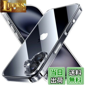 �y���������zNIMASO iPhone 16 Plus �p �P�[�X �N���A ���ϖh�~ �ϏՌ� �ČRMIL�K�i SGS�F�� PC�w�� ��Phone 16 Plus �Ή� �����h�~ �����^ �y�� ���C�����X�[�d�Ή� �X�g���b�v�z�[���t�� �A�C�t�H�� 16