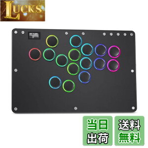 �y���������zHaute42 �A�P�R�� ���o�[���X T16 PRO �u���b�N �É��{�^�� �������X�C�b�` �Ō������S�n�悢 �X�����݌v �V�L�� �G�u���Ή� ���x������ �i�Q�[���� PC Switch PS4 PS3�Ή� TYPE-C�ڑ� RGB